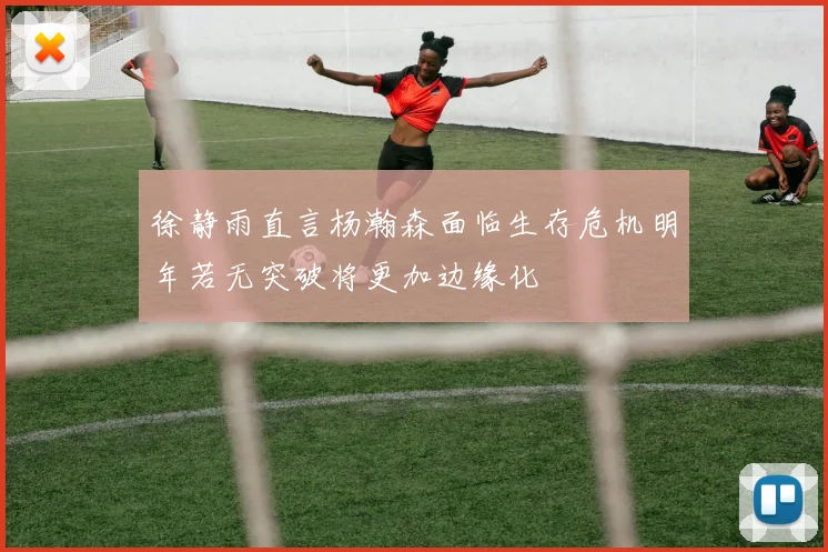 徐静雨直言杨瀚森面临生存危机明年若无突破将更加边缘化