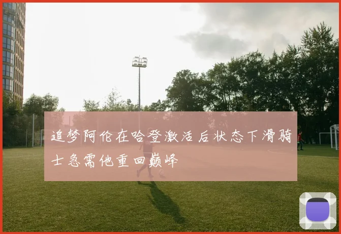 追梦阿伦在哈登激活后状态下滑骑士急需他重回巅峰